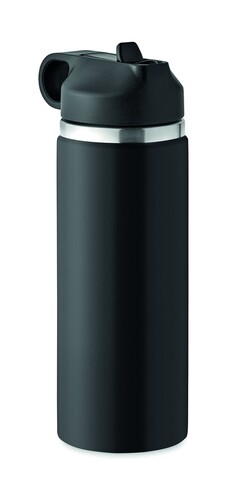 Doppelwandige Flasche 500 ml - Schwarz bedrucken, Art.-Nr. MO6938-03 Doppelwandige Flasche 500 ml - Schwarz bedrucken, Art.-Nr. MO6938-03