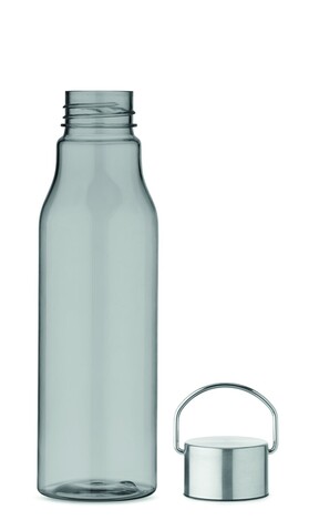 Trinkflasche RPET 600 ml - Transparent Grau bedrucken, Art.-Nr. MO6976-27