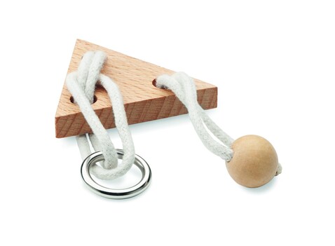 Geduldsspiel Holz Dreieck - Holz bedrucken, Art.-Nr. MO6989-40