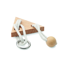 Geduldsspiel Holz Dreieck - Holz bedrucken, Art.-Nr. MO6989-40