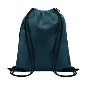 Großer Beutel mit Kordelzug - Marineblau bedrucken, Art.-Nr. MO6997-85