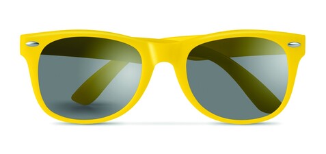 Sonnenbrille - Gelb bedrucken, Art.-Nr. MO7455-08