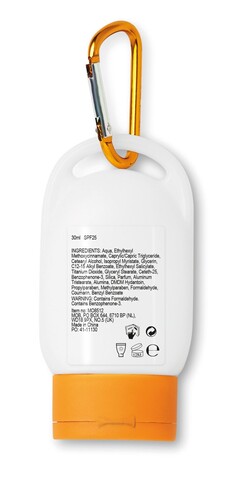 Sonnencreme - Orange bedrucken, Art.-Nr. MO8512-10