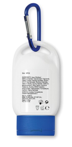 Sonnencreme - Blau bedrucken, Art.-Nr. MO8512-04
