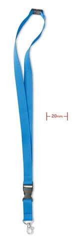 Lanyard mit Metallkarabiner - Türkis bedrucken, Art.-Nr. MO8595-12 Lanyard mit Metallkarabiner - Türkis bedrucken, Art.-Nr. MO8595-12