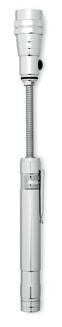 Teleskop Taschenlampe - Silber bedrucken, Art.-Nr. MO8621-14 Teleskop Taschenlampe - Silber bedrucken, Art.-Nr. MO8621-14