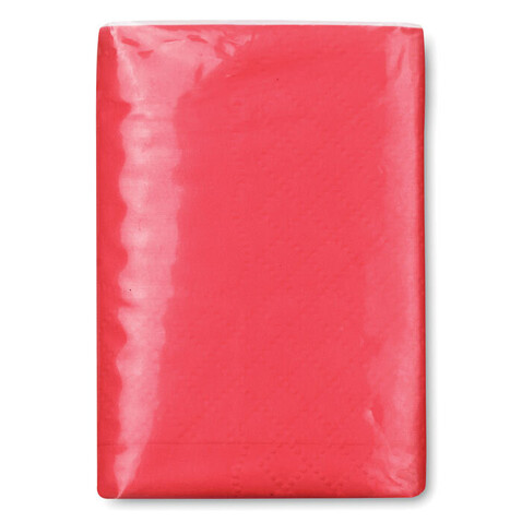 Papiertaschentücher - Rot bedrucken, Art.-Nr. MO8649-05 Papiertaschentücher - Rot bedrucken, Art.-Nr. MO8649-05