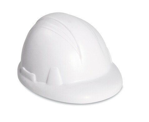 Anti-Stress Schutzhelm - Weiß bedrucken, Art.-Nr. MO8685-06