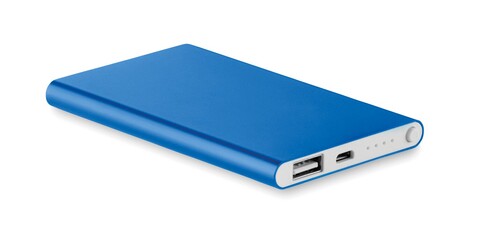 Powerbank 4000 mAh - Königsblau bedrucken, Art.-Nr. MO8735-37 Powerbank 4000 mAh - Königsblau bedrucken, Art.-Nr. MO8735-37