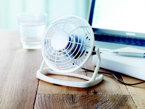USB Ventilator - Weiß bedrucken, Art.-Nr. MO8763-06 USB Ventilator - Weiß bedrucken, Art.-Nr. MO8763-06