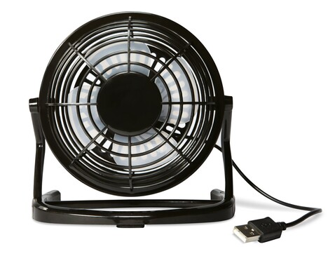 USB Ventilator - Schwarz bedrucken, Art.-Nr. MO8763-03