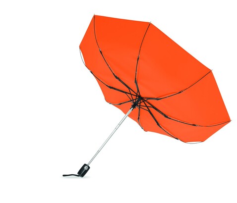 Windbeständiger Regenschirm 21” - Orange bedrucken, Art.-Nr. MO8780-10