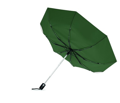 Windbeständiger Regenschirm 21” - Grün bedrucken, Art.-Nr. MO8780-09