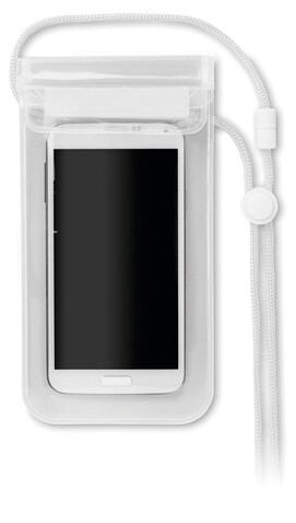 Wasserfeste Smartphone Hülle - Transparent Weiß bedrucken, Art.-Nr. MO8782-26