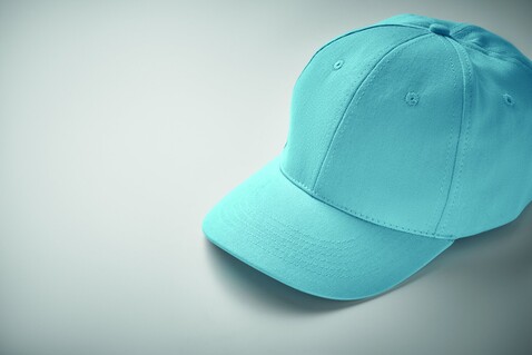 Baseball cap 6 panels 160g/m² - Babyblau bedrucken, Art.-Nr. MO8834-66 Baseball cap 6 panels 160g/m² - Babyblau bedrucken, Art.-Nr. MO8834-66