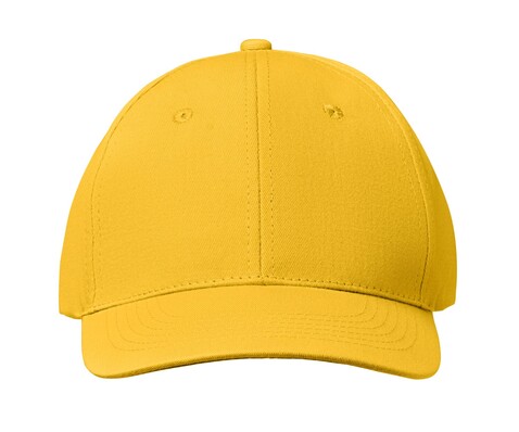 Baseball cap 6 panels 160g/m² - Gelb bedrucken, Art.-Nr. MO8834-08