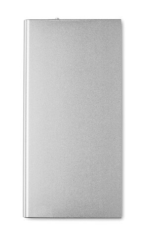 Powerbank 8000 mAh - Mattsilber bedrucken, Art.-Nr. MO8839-16