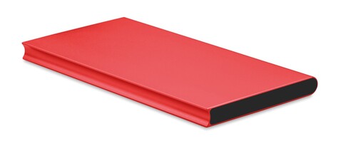 Powerbank 8000 mAh - Rot bedrucken, Art.-Nr. MO8839-05 Powerbank 8000 mAh - Rot bedrucken, Art.-Nr. MO8839-05