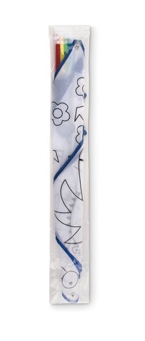 Flugdrachen für Kinder - Blau bedrucken, Art.-Nr. MO8925-04 Flugdrachen für Kinder - Blau bedrucken, Art.-Nr. MO8925-04