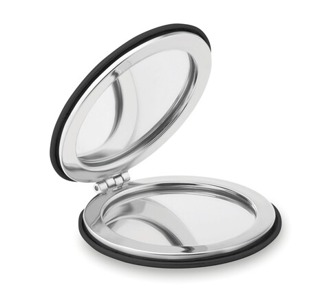 Make-up Spiegel - Schwarz bedrucken, Art.-Nr. MO9008-03