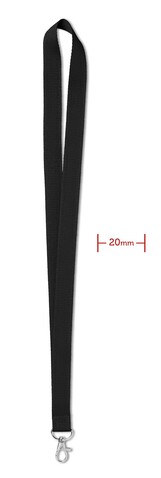 Lanyard - Schwarz bedrucken, Art.-Nr. MO9058-03