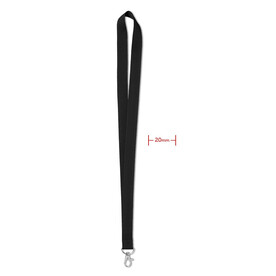 Lanyard - Schwarz bedrucken, Art.-Nr. MO9058-03