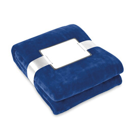 Flanell Fleece-Decke - Blau bedrucken, Art.-Nr. MO9088-04
