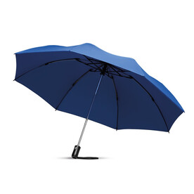 Reversibler Regenschirm - Königsblau bedrucken, Art.-Nr. MO9092-37