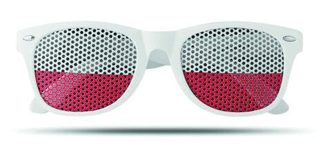 Fan Sonnenbrille - Weiß bedrucken, Art.-Nr. MO9275-06