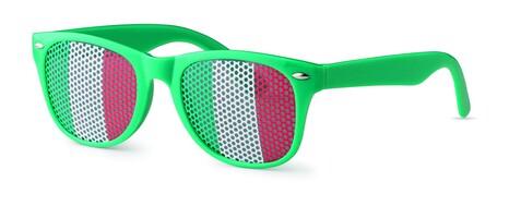 Fan Sonnenbrille - Grün bedrucken, Art.-Nr. MO9275-09 Fan Sonnenbrille - Grün bedrucken, Art.-Nr. MO9275-09