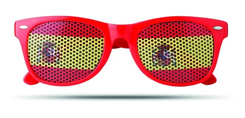 Fan Sonnenbrille - Rot bedrucken, Art.-Nr. MO9275-05 Fan Sonnenbrille - Rot bedrucken, Art.-Nr. MO9275-05