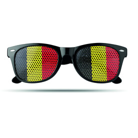 Fan Sonnenbrille - Schwarz bedrucken, Art.-Nr. MO9275-03