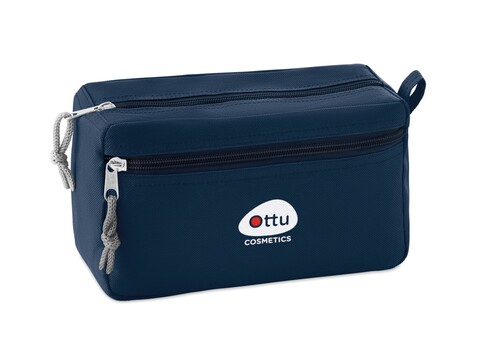 Kosmetiktasche - Blau bedrucken, Art.-Nr. MO9345-04