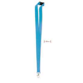Lanyard - Türkis bedrucken, Art.-Nr. MO9354-12