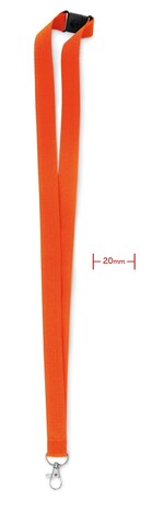 Lanyard - Orange bedrucken, Art.-Nr. MO9354-10 Lanyard - Orange bedrucken, Art.-Nr. MO9354-10