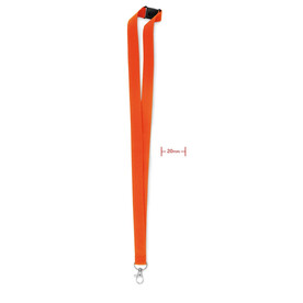 Lanyard - Orange bedrucken, Art.-Nr. MO9354-10