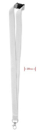 Lanyard - Weiß bedrucken, Art.-Nr. MO9354-06 Lanyard - Weiß bedrucken, Art.-Nr. MO9354-06