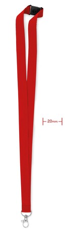 Lanyard - Rot bedrucken, Art.-Nr. MO9354-05