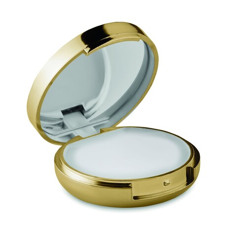 Lippenbalsam mit Spiegel - Golden bedrucken, Art.-Nr. MO9374-98 Lippenbalsam mit Spiegel - Golden bedrucken, Art.-Nr. MO9374-98