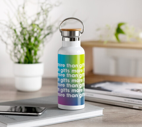 Isolierflasche 500ml - Weiß bedrucken, Art.-Nr. MO9431-06