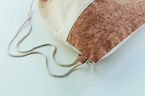 Beutel mit Kordelzug Kork - Beige bedrucken, Art.-Nr. MO9515-13 Beutel mit Kordelzug Kork - Beige bedrucken, Art.-Nr. MO9515-13