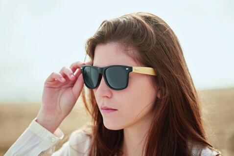 Sonnenbrille - Schwarz bedrucken, Art.-Nr. MO9617-03