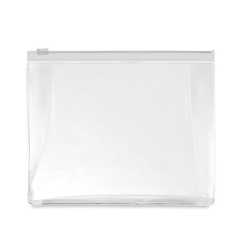 Kosmetiktasche - Transparent Weiß bedrucken, Art.-Nr. MO9627-26