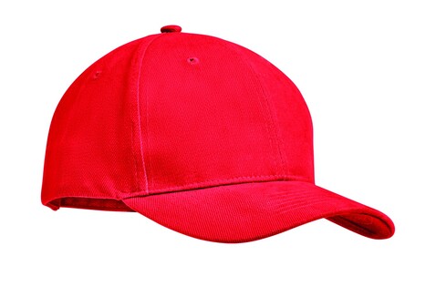 Baseball cap 6 panels 270g/m² - Rot bedrucken, Art.-Nr. MO9643-05