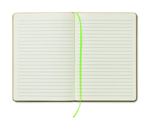DIN A5 Notizbuch recycelt - Limette bedrucken, Art.-Nr. MO9684-48