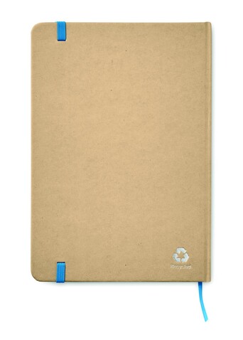DIN A5 Notizbuch recycelt - Blau bedrucken, Art.-Nr. MO9684-04 DIN A5 Notizbuch recycelt - Blau bedrucken, Art.-Nr. MO9684-04