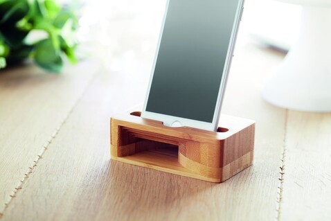 Smartphone Halter/Verstärker - Holz bedrucken, Art.-Nr. MO9706-40 Smartphone Halter/Verstärker - Holz bedrucken, Art.-Nr. MO9706-40
