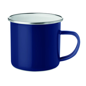 Vintage Kaffeebecher - Blau bedrucken, Art.-Nr. MO9756-04