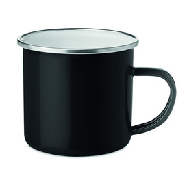 Vintage Kaffeebecher - Schwarz bedrucken, Art.-Nr. MO9756-03