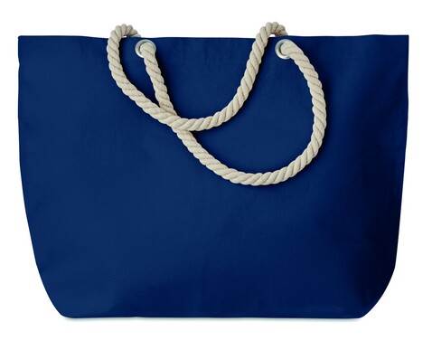 Strandtasche mit Kordelgriff - Blau bedrucken, Art.-Nr. MO9813-04 Strandtasche mit Kordelgriff - Blau bedrucken, Art.-Nr. MO9813-04